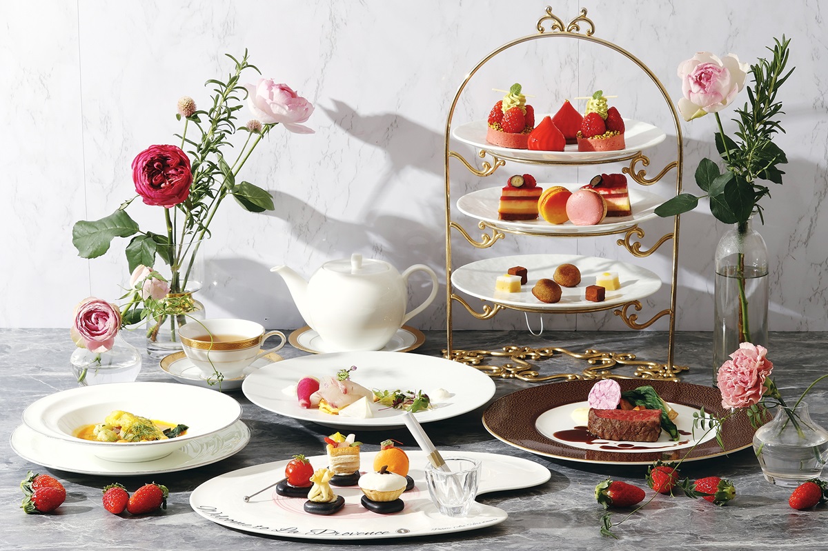 ラ・プロヴァンスのアフタヌーンティー付きランチ(イメージ)