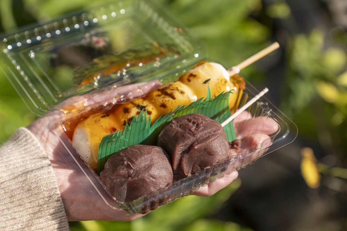 名物・厄除け団子。香ばしくておいしい