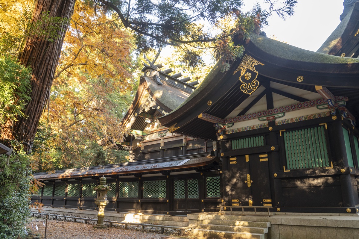 瑞垣に沿ってぐるりと回ることができる