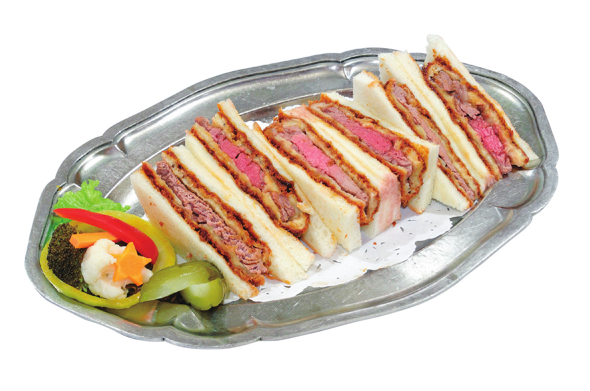 ヘレビフカツサンド2100円