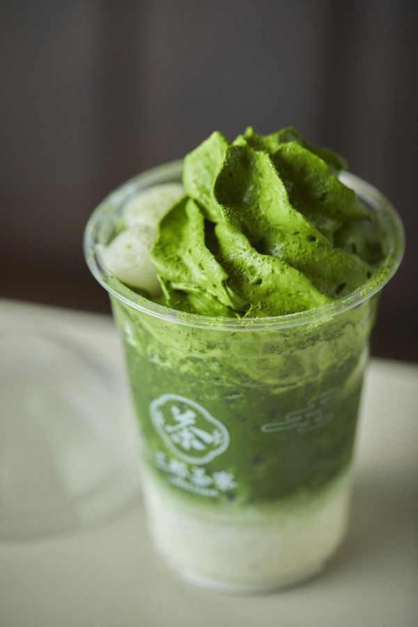 「特濃エスプーマ抹茶ラテ」1100円