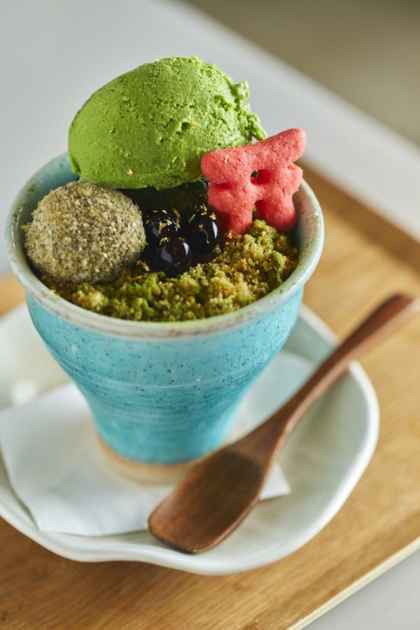 「庭園 抹茶パフェ」 1400円