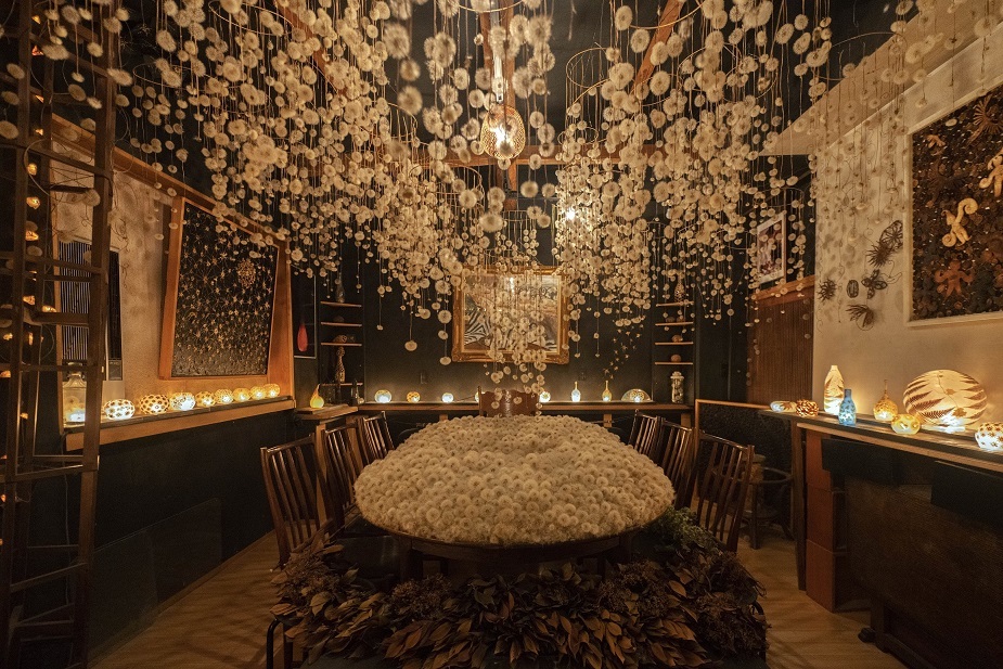 静かな時間が流れる奥の部屋