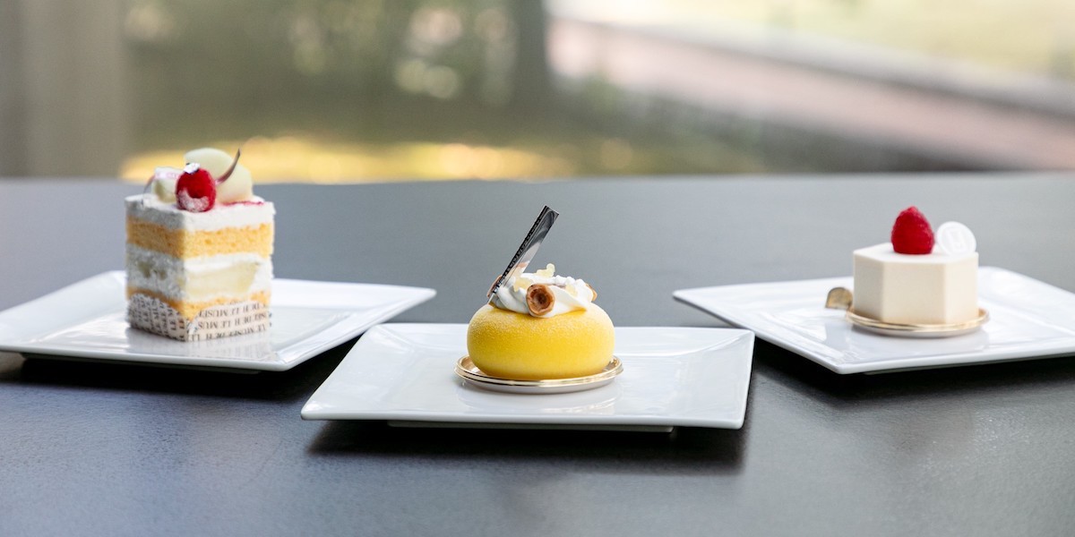 左から「セゾン ド ガトー」675円（イートイン687円）、「エーグル」702円（イートイン715円）、「セラヴィ」702円（イートイン715円）