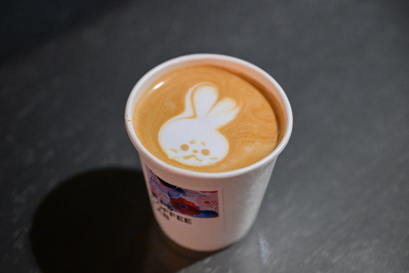 望月さんのラテアートのバリエーションは50種類を超えます