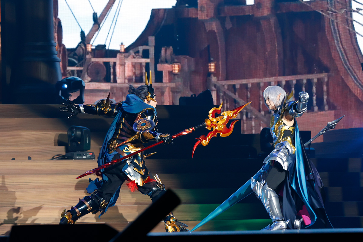 ナタク（写真左）かっこよすぎ……！　推しが三次元で動くってすごすぎです！