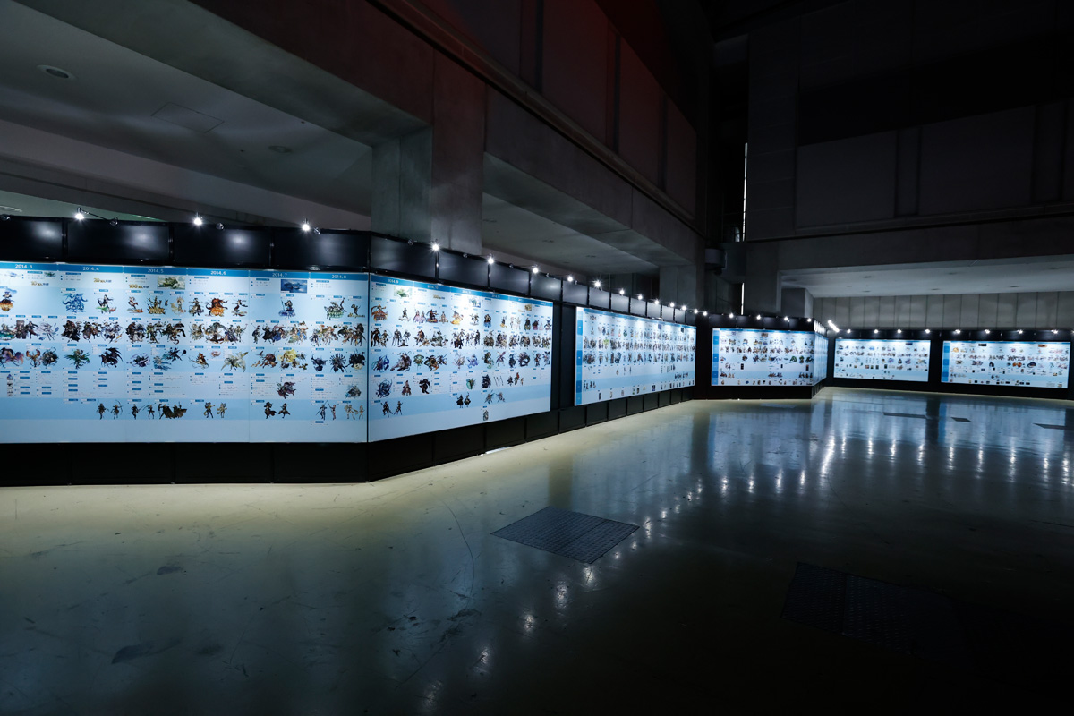 見てください、このなが～い年表！　隅々まで思い出が詰まっています。