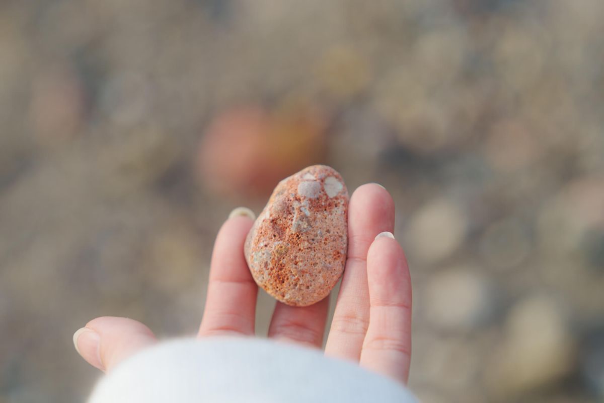 美しい浜辺の石。でも持ち帰りは禁止!なぜなら…