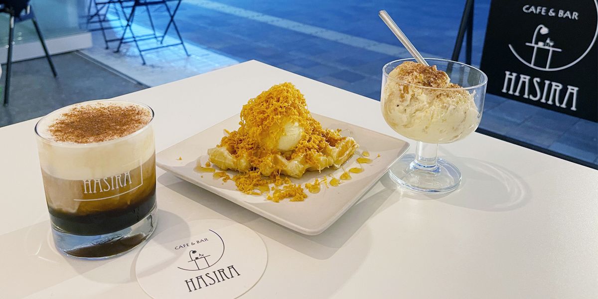 東新宿駅から徒歩10秒！明治通りに面したオープンカフェ＆バー「HASIRA」