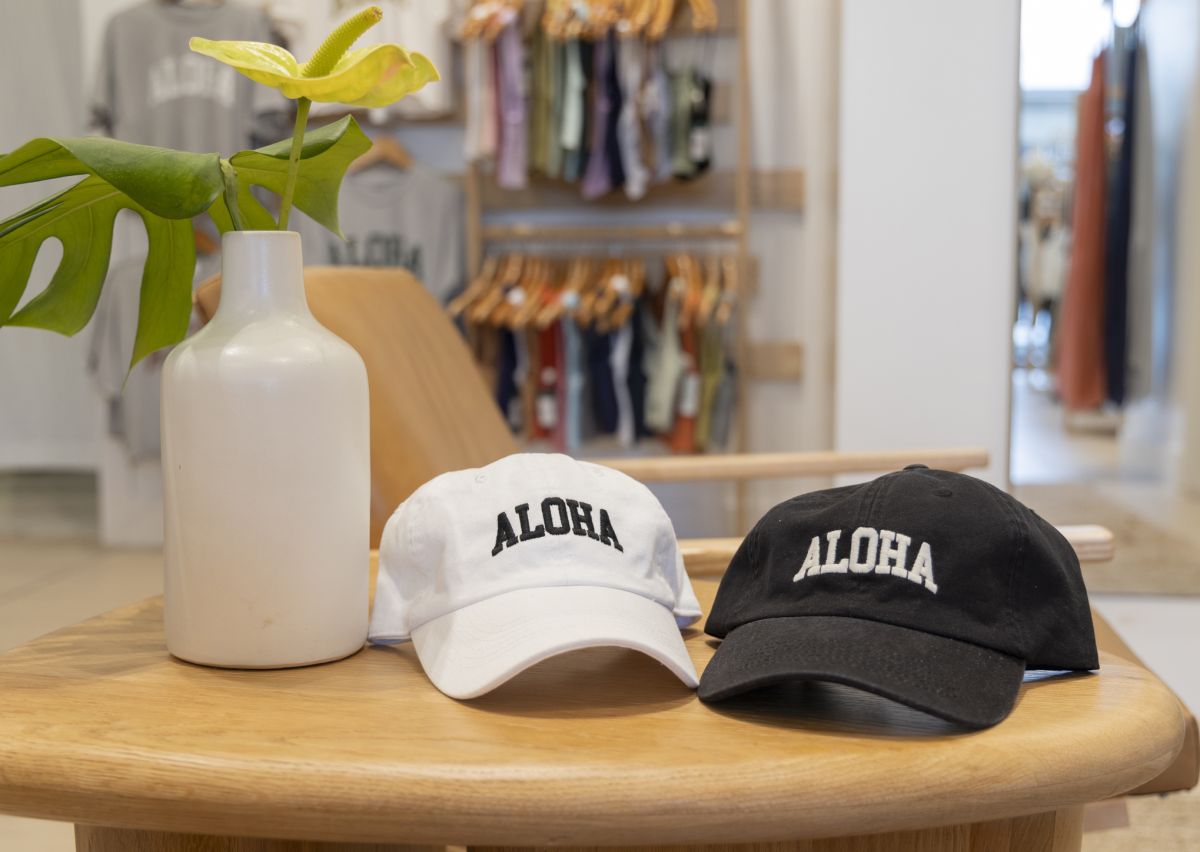 ALOHAキャップ 各$36
