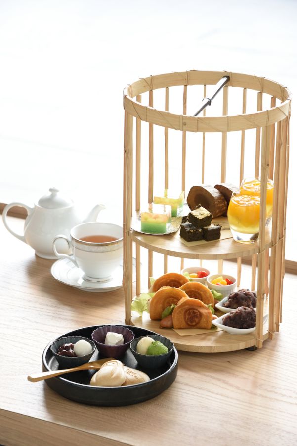 「和のアフタヌーンティー」3850円（写真は2名分）