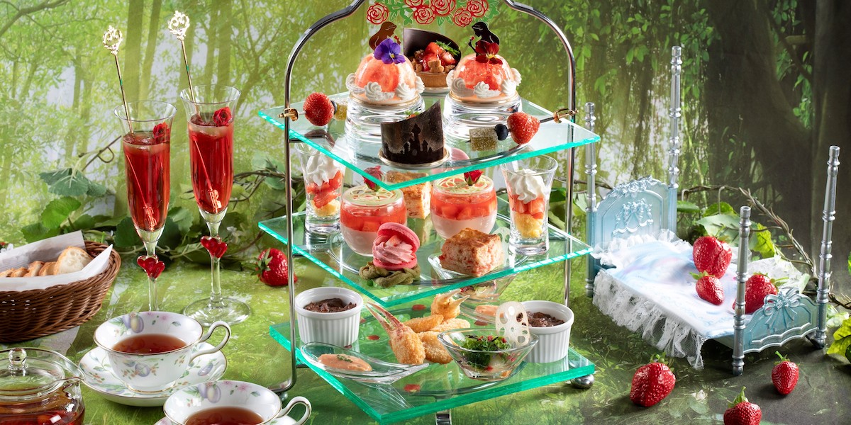 【シェラトン都ホテル大阪】「眠れる森の美女」をテーマにしたアフタヌーンティーなどが楽しめる「いちごフェア」開催中！