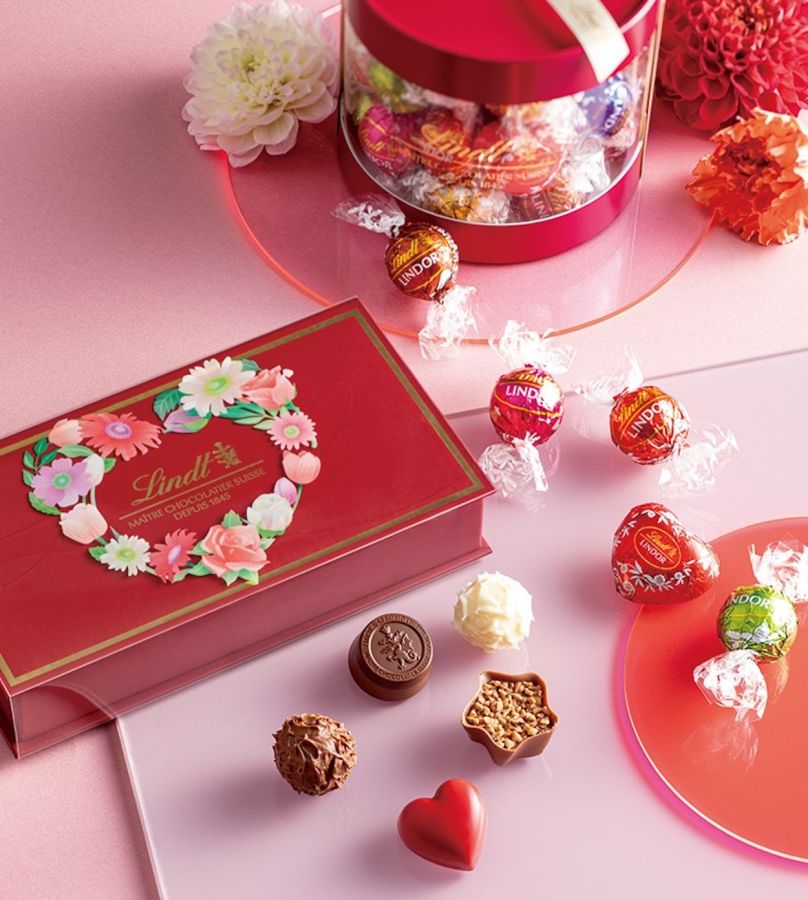 「リンツ メートル・ショコラティエセレクション バレンタイン（8個入り）」3500円/リンツ