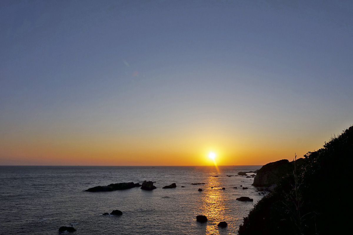 足摺岬の夕景