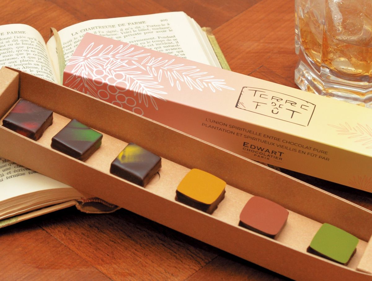 エドワート　 ＜1/31（水）～＞  「テールドフュ」（6個入）2592円 　※酒使用　200点販売予定  　※京王百貨店限定販売