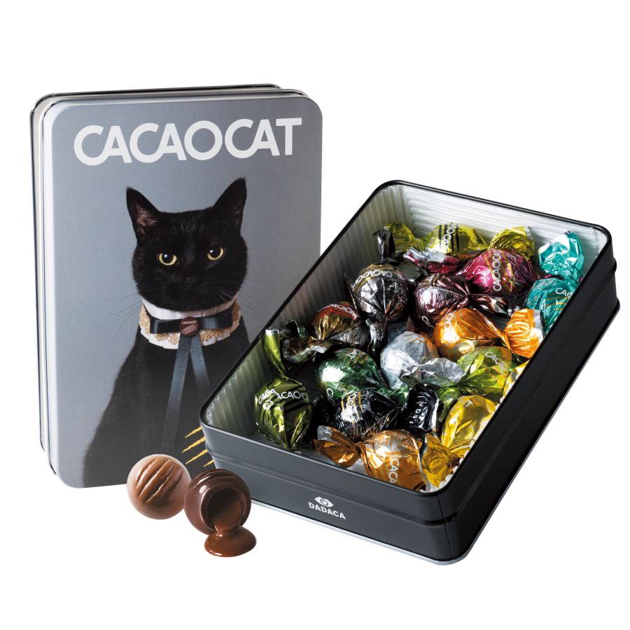 CACAOCAT(カカオキャット)　＜1/31(水)～＞  「CACAOCAT缶 ミックス14個入 CAT」 (14個入) 2,484円　50点販売予定    京王百貨店初登場