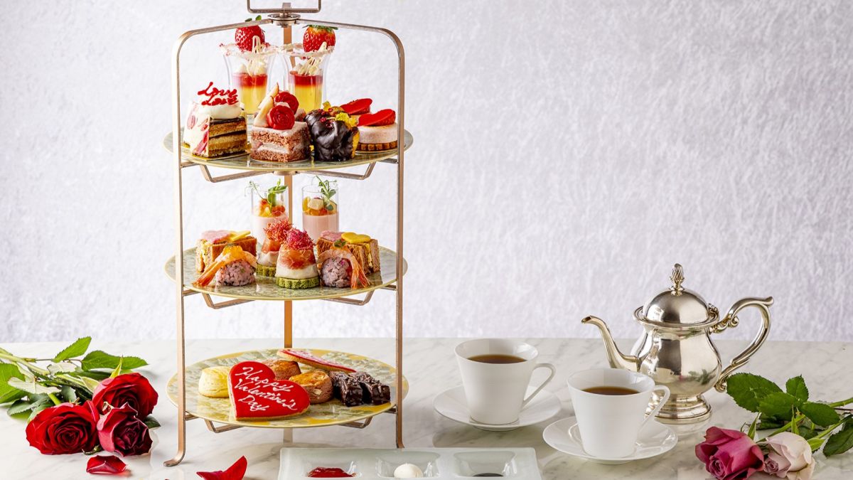 【シャングリ・ラ 東京】バレンタインまで！国産イチゴをふんだんに使用した、期間限定の「バレンタインアフタヌーンティー」を開催