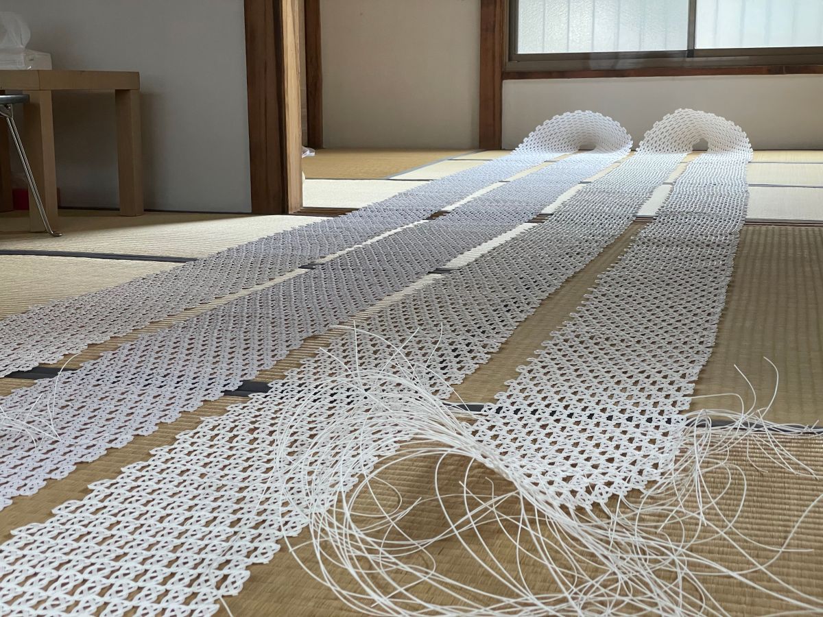 こちらがそのテーブルランナー