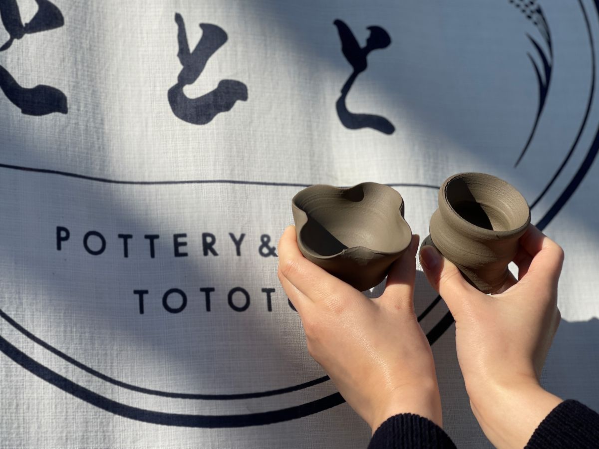 今回の体験では1時間で2個制作できました。