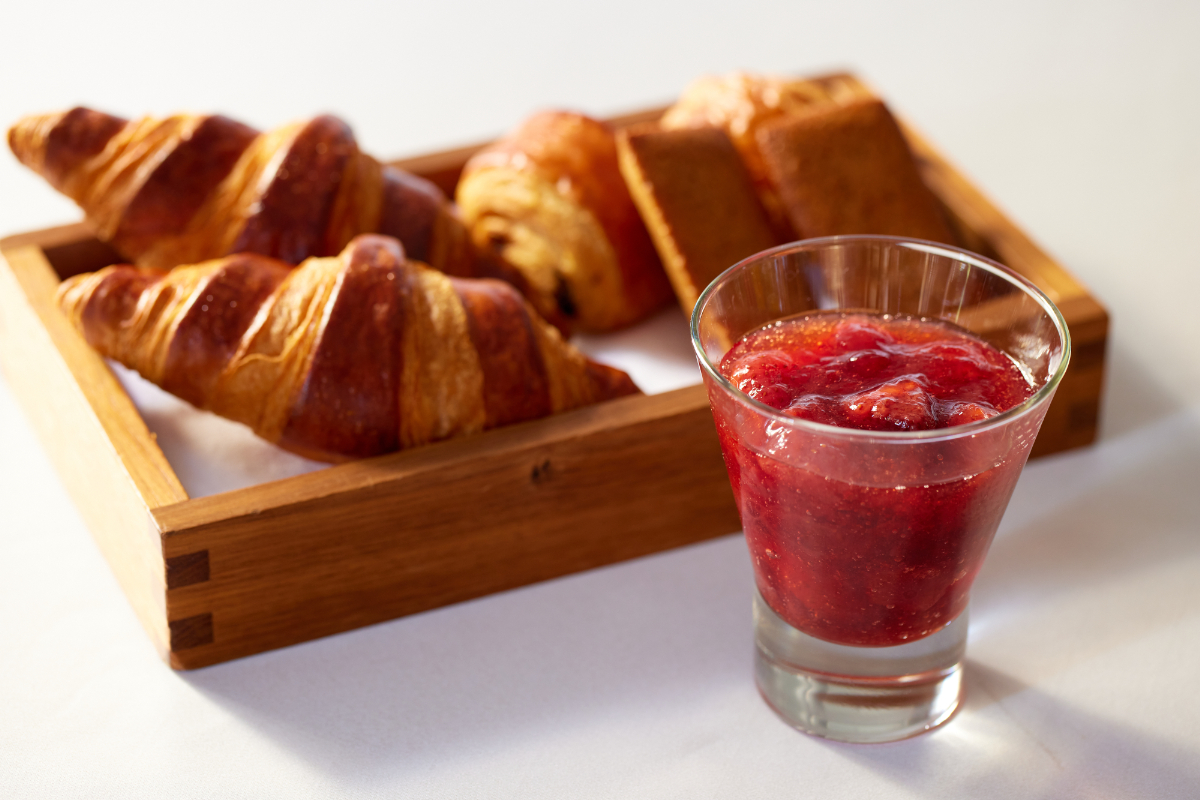 神戸北野ホテル朝食 兵庫県産いちごの「コンフィチュール」