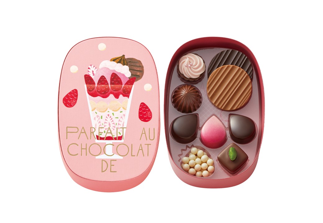 「いちごに恋して（いちごのパフェ）」1296円