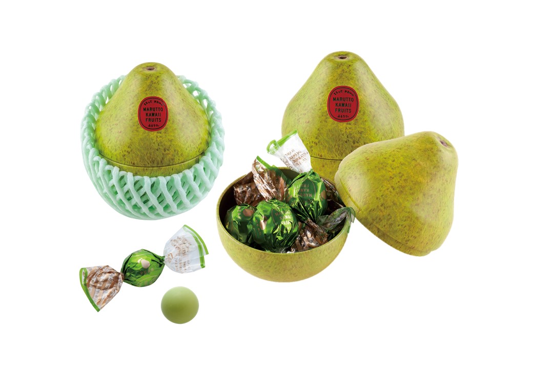 「まるっとフルーツ缶（洋梨）」6個入り 864円