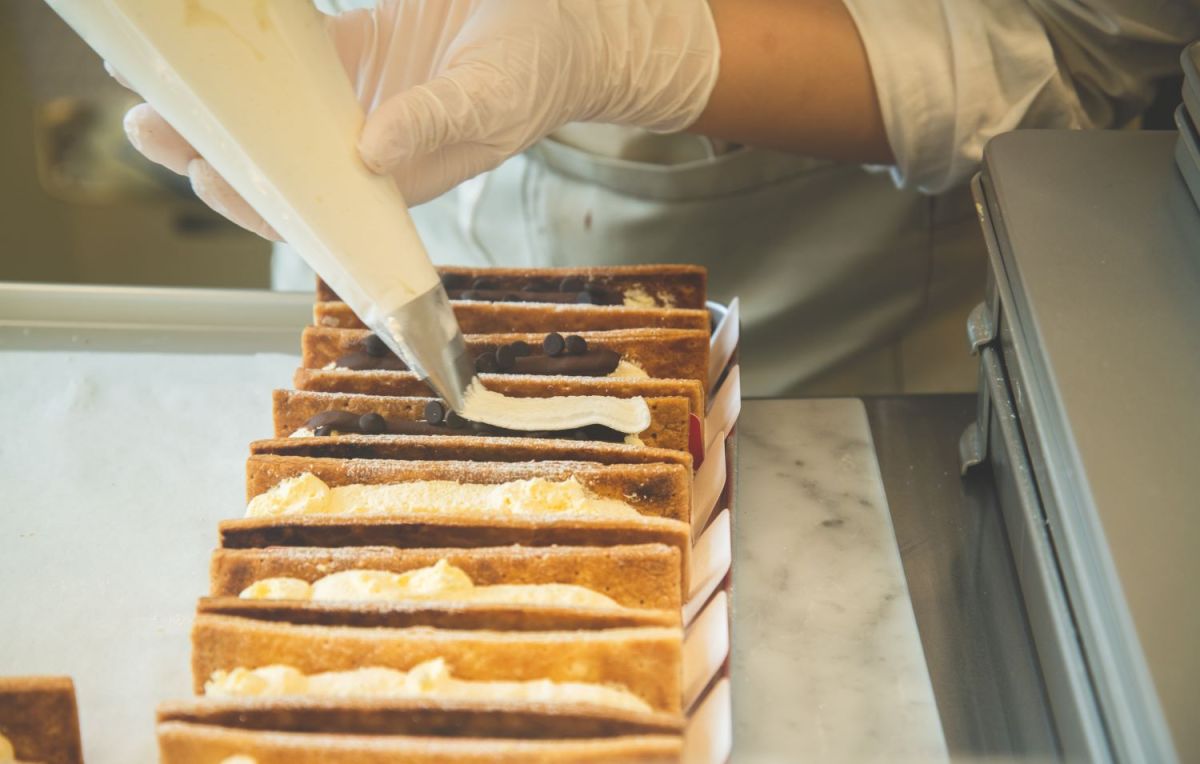 パイ作りの様子