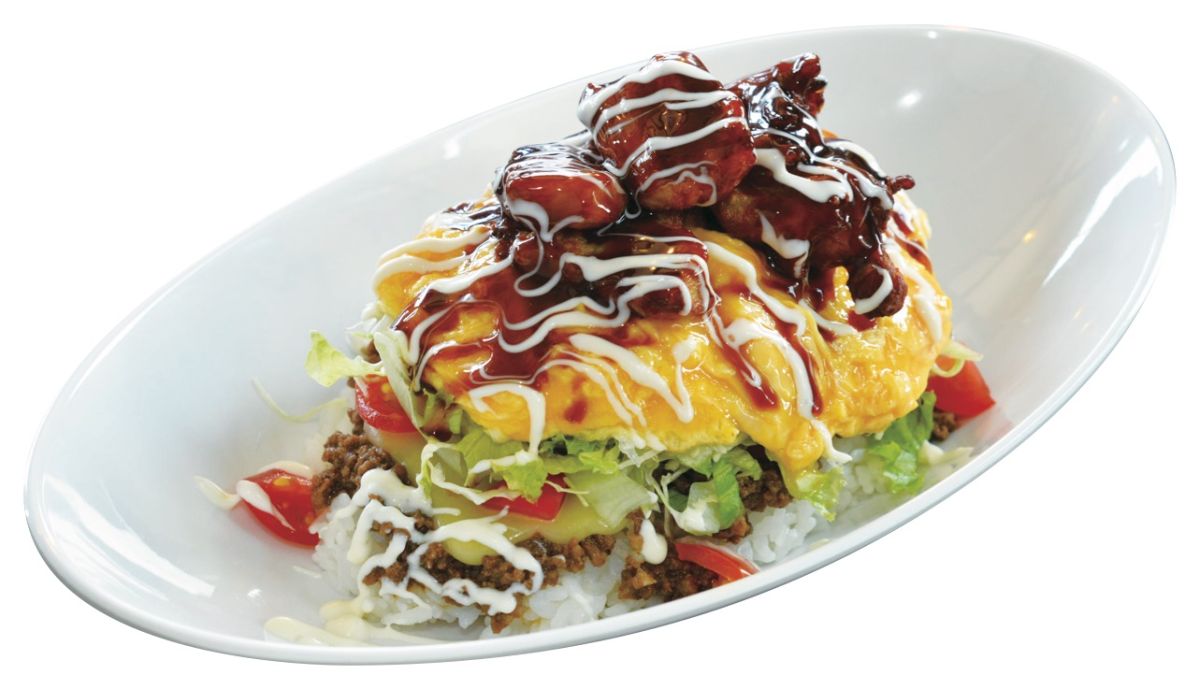 オムタコ935円＋照り焼きチキン330円