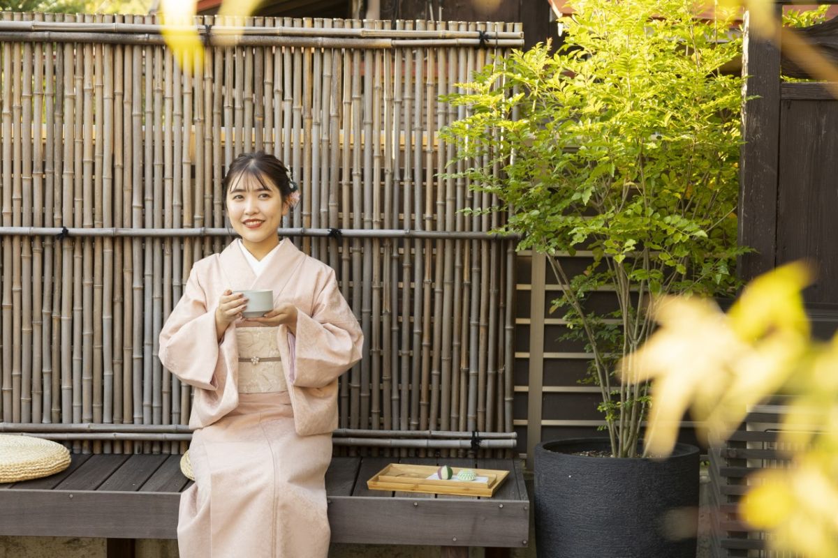 天気のいい日は庭で過ごすのがおすすめ