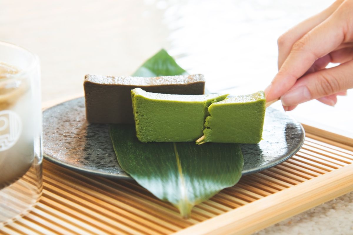 お抹茶とほうじ茶の羊羹テリーヌ