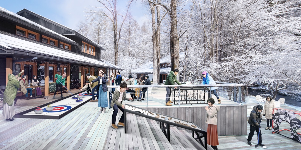 軽井沢星野エリアで氷のゲームを体験！軽井沢フローズンフィールド」が2月18日まで開催中