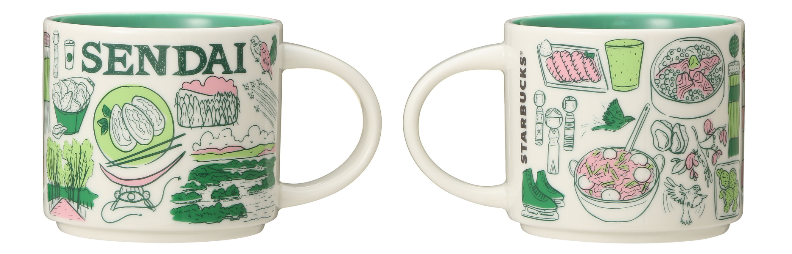 「Been There Series マグ SENDAI」414ml  1980円