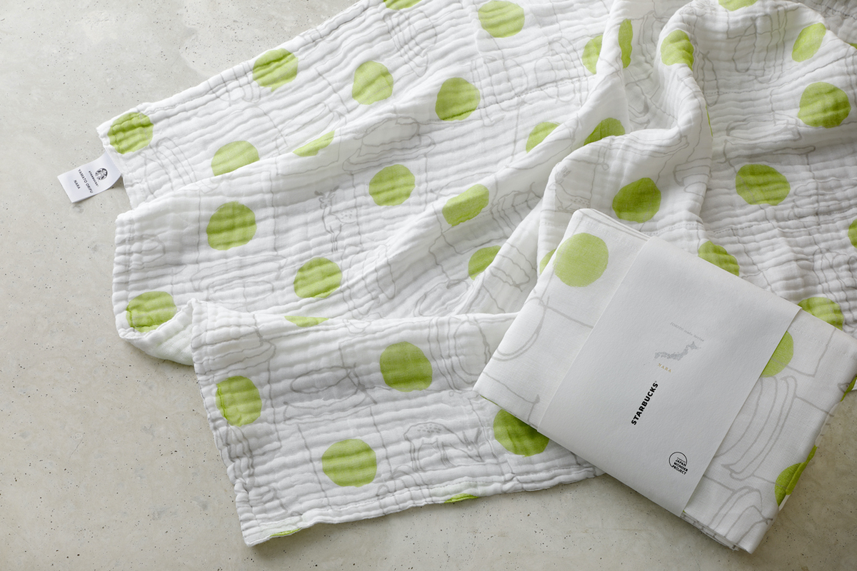 「蚊帳織5重ガーゼケットカップ」5940円