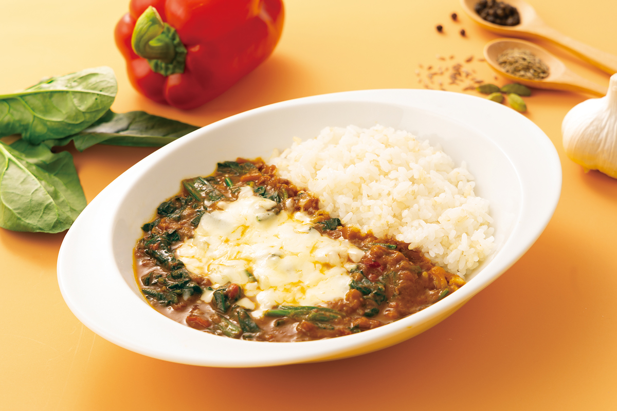 ほうれん草のキーマカレー　1250円
