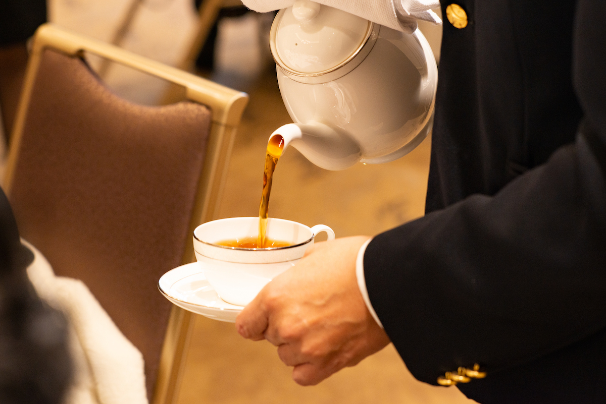 提供された紅茶は、「ベッジュマン＆バートン社」の「リュクスリー」