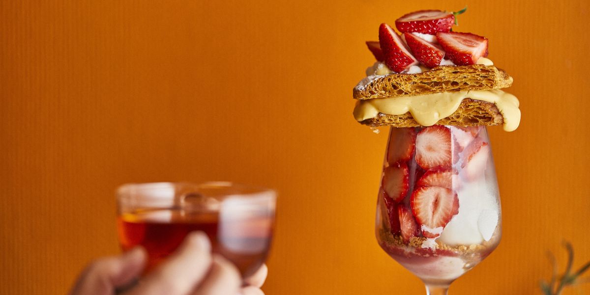 カフェ キンモクセイ　パフェ