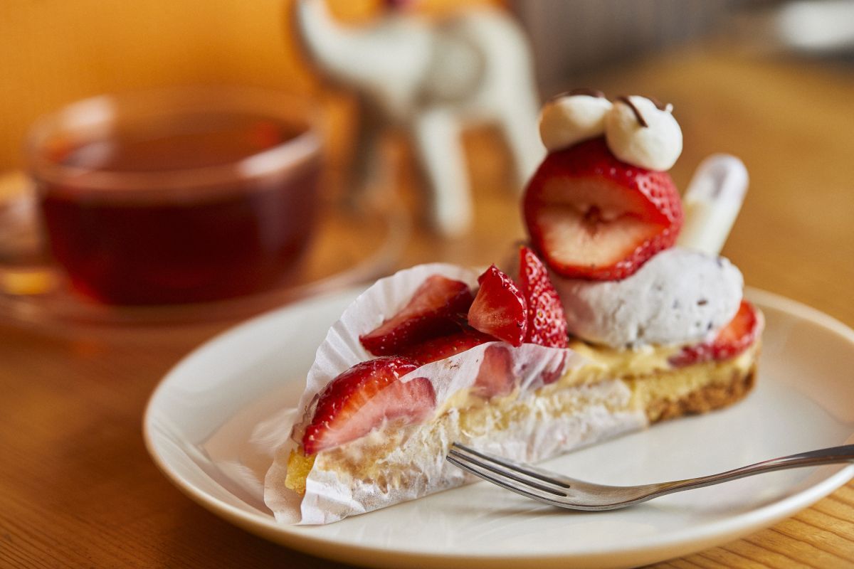 「和風いちご姫タルト」イートイン764円（テイクアウト750円）ドリンクsetで1190円〜