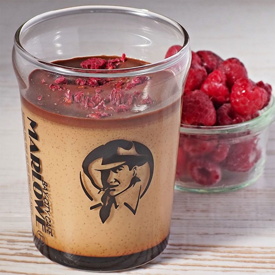 「木苺ショコラのプリン」（1個）1296円/マーロウ