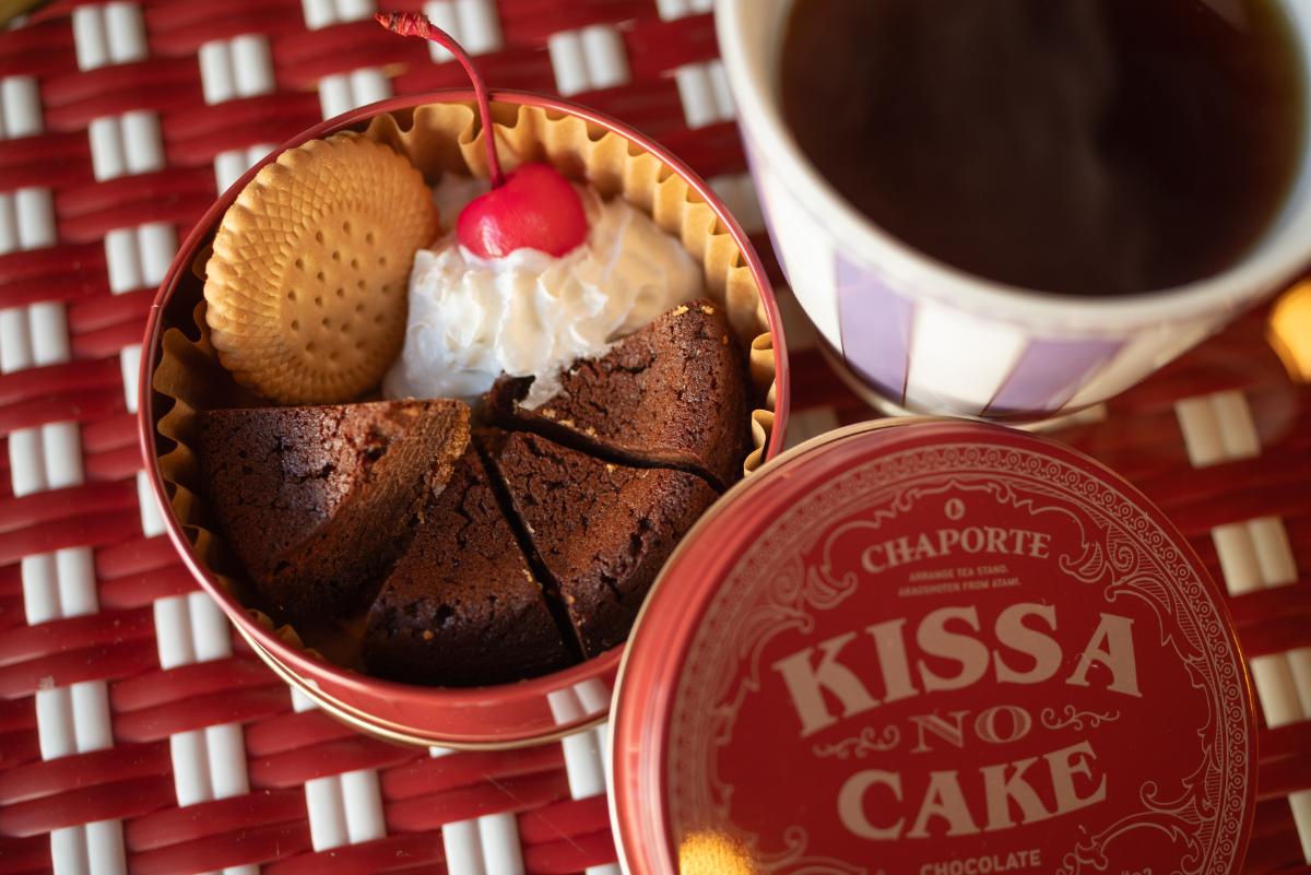 「缶ケーキセット」1000円