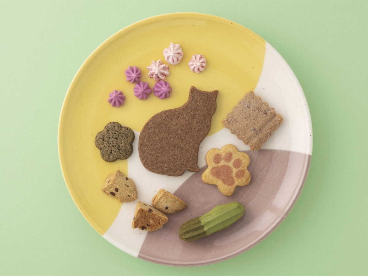 「猫クッキーアソート」1セット900円/和楽紅屋