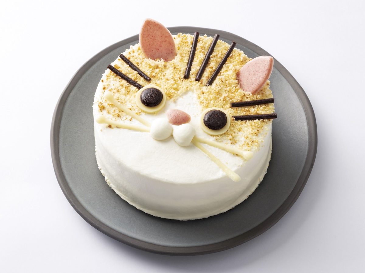 「ねこのケーキ」直径12cm 1944円/マイスターシュトュックユーハイム