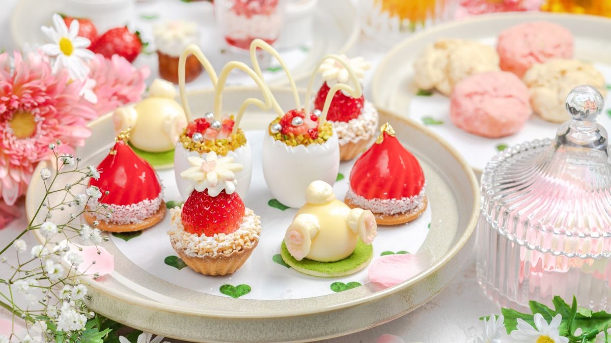 【新横浜プリンスホテル】甘くかわいらしいイチゴのスイーツを存分に楽しめる！イースターがモチーフのアフタヌーンティーが登場