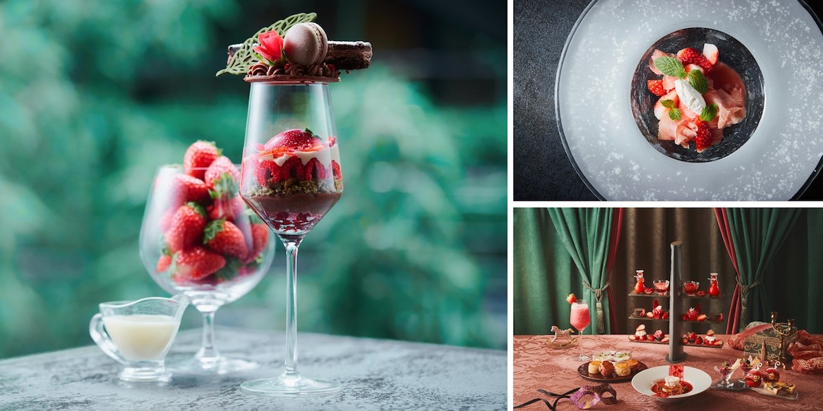 【ザ・サウザンド京都】イチゴのショコラパルフェやランチ会など、イチゴづくしのアフタヌーンティーメニューが登場!