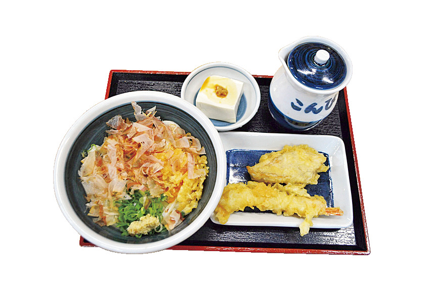 しょうゆ・天ぷらセット920円