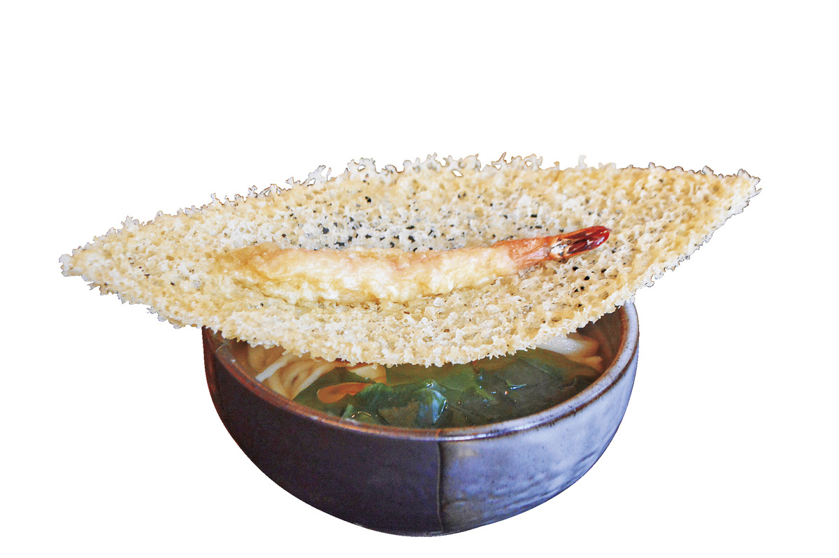 手打うどん 丸亀渡辺の「えび天うどん」620円