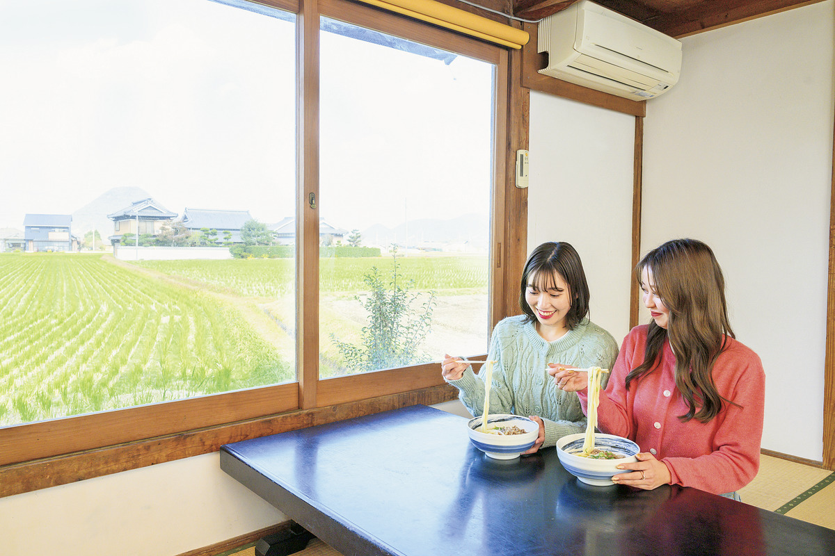 【さぬきうどん】ロケーション自慢のうどん店6軒。目の前が海・田園など景色や立地でおいしさUP！│香川