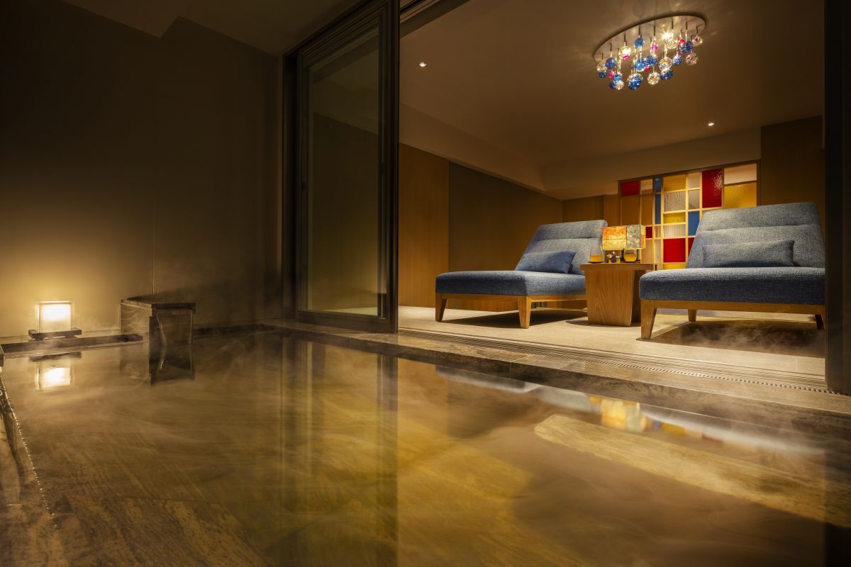 客室付き露天風呂