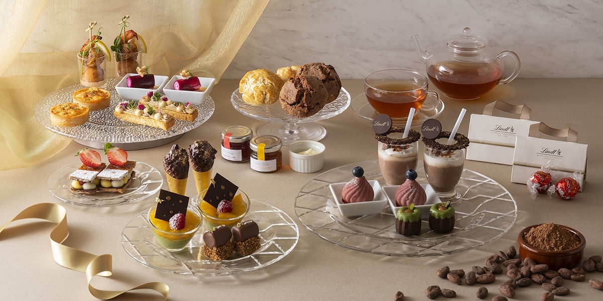 【スイスホテル南海大阪】リンツチョコを堪能できるスペシャルアフタヌーンティー開催！