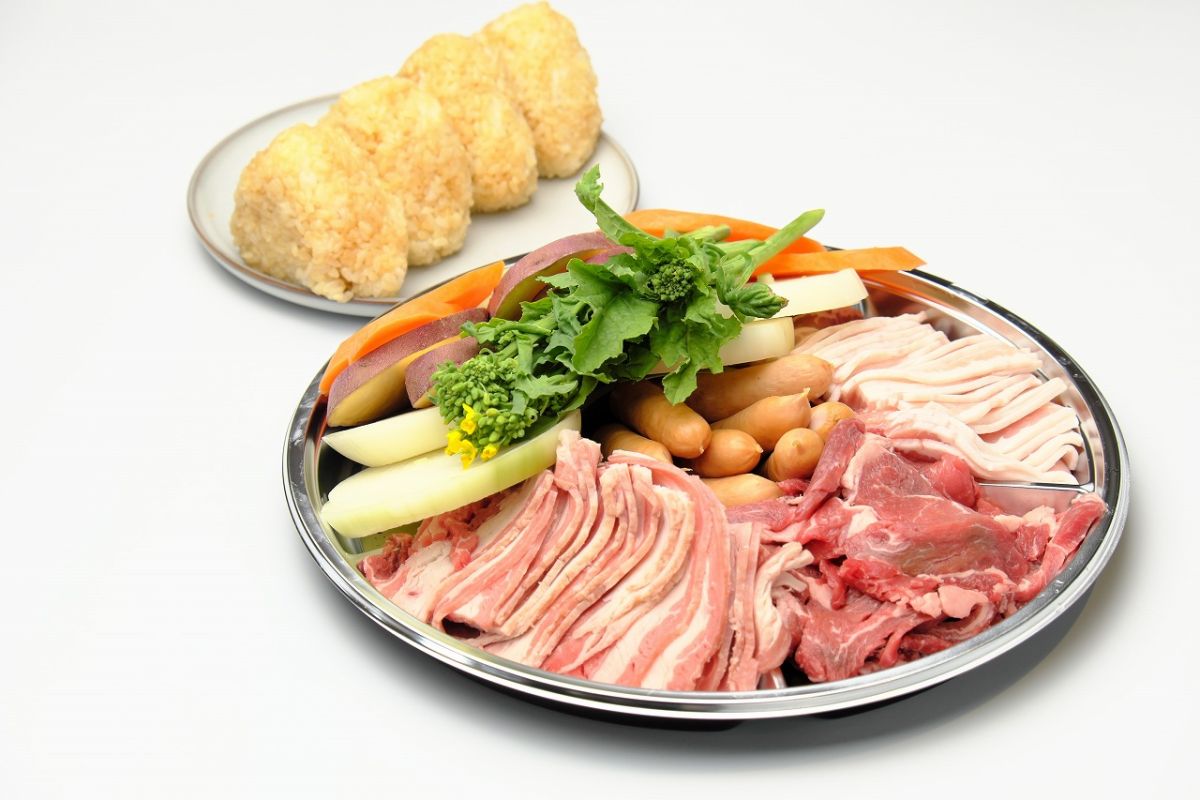 グリーンファームBBQの食材イメージ（4人分）　※（2024年2月現在準備中）