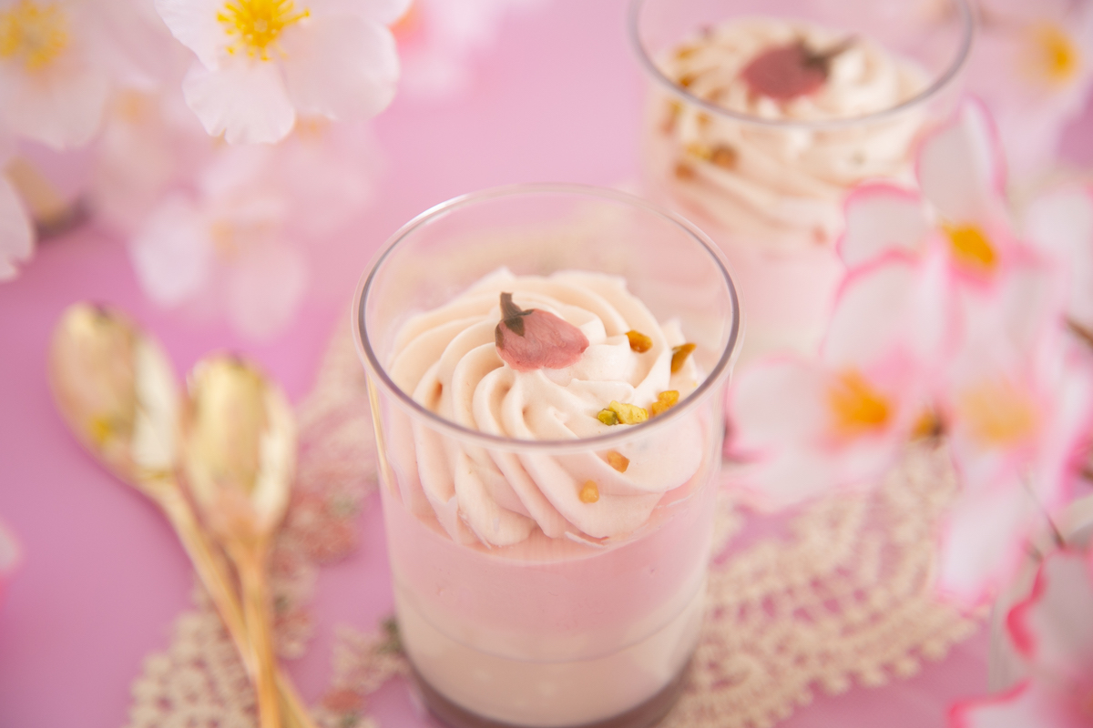 恵那栗工房 良平堂 [B2F]「桜ぷりん」496円 ※4月10日（水）まで